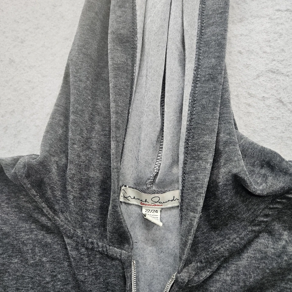 Sudadera con capucha Hopes & Dreams French Laundry para mujer 22/24 gris L/S Foto 4 de 4