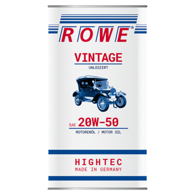 ROWE HIGHTEC VINTAGE SAE 20W-50 UNLEGIERT (20218) - 5 Liter
