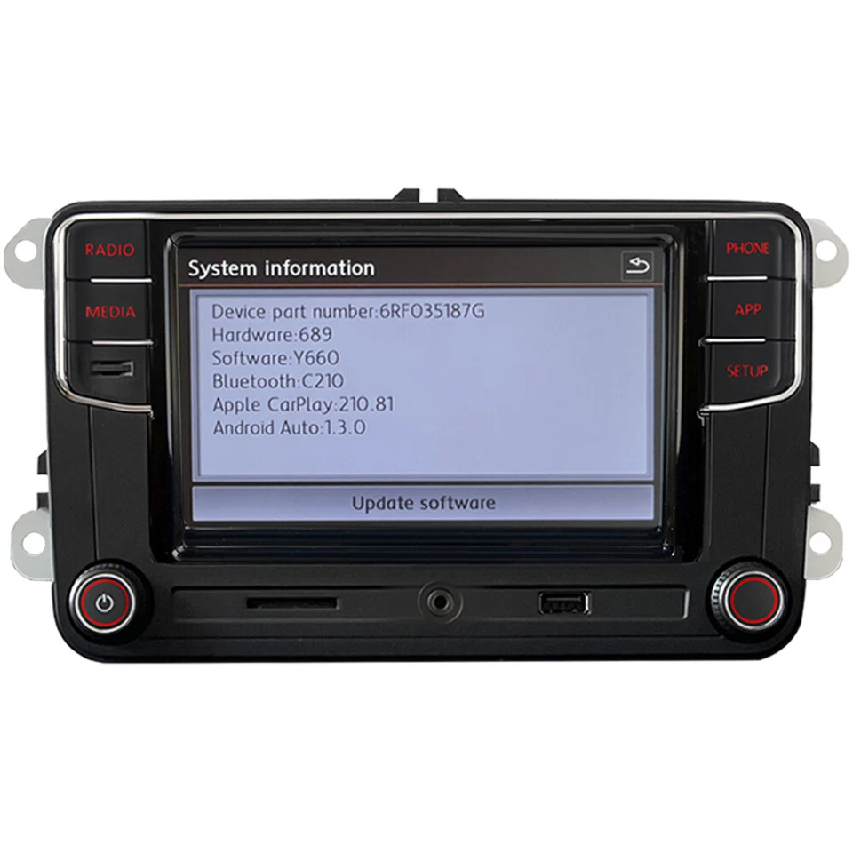 NONAME RCD330 RCD340G 187B Android Auto Carplay Car Radio für VW Golf Tiguan CC - Bild 3 von 4