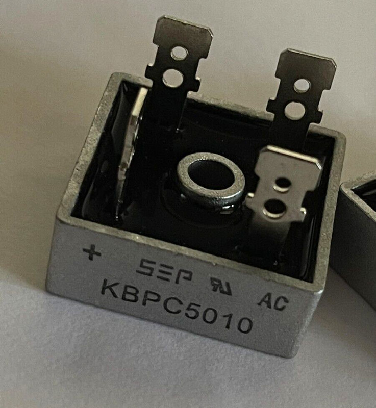 2 KBPC5010 50 Amp 1000V Metal 4-Pin Bridge Rectifier, these items are brand-new
