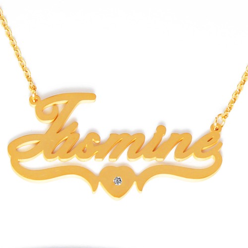 Personalised Custom Heart Shaped Name 