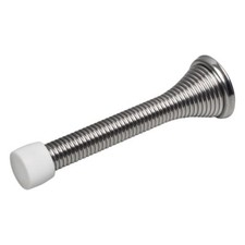 Box of 10- Heavy Duty 3-1/8" Projection- Chrome Door Stops
