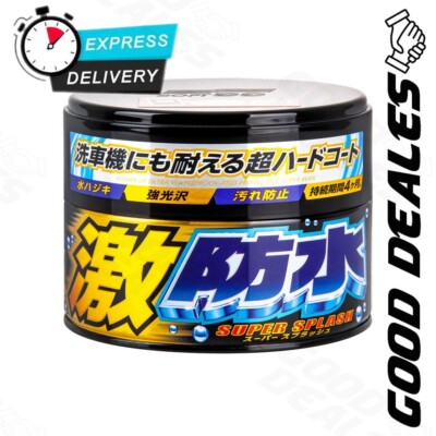 SOFT99 - Water Block Super Splash Dark hard car wax, 300g JAPAN !