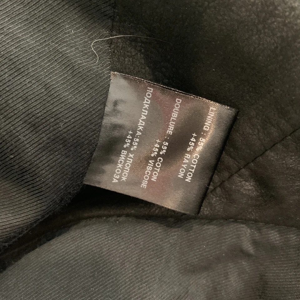 Chaleco HAIDER ACKERMANN Talla S Gamuza Negro con Cremallera Foto 4 de 4