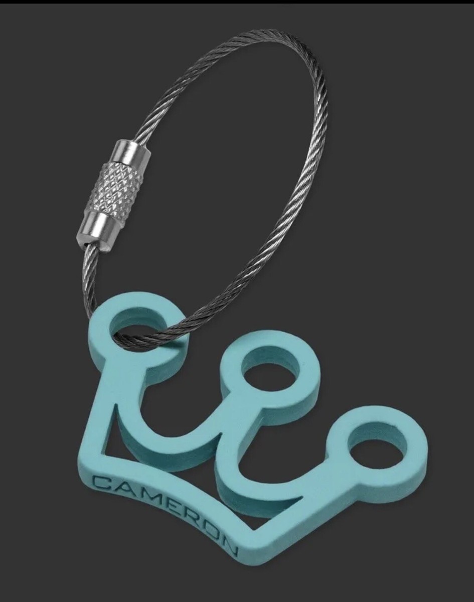 スコッティキャメロン Key Fob Soft Touch Mini Crown Scotty Cameron Key Fob - Soft Touch Mini Crown - SC Blue