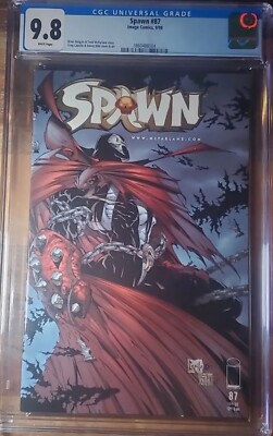 Spawn #87 (1999) Image CGC 9.8 White pages. LOW PRINT RUN. Greg Capullo cover.