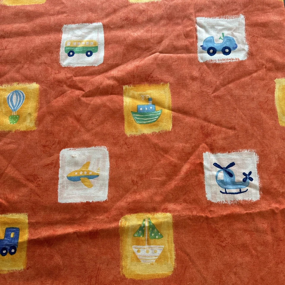 Panel grande para sala de exposición con tema de transporte de algodón de tela para niños caprichoso Foto 3 de 4