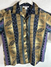 Truffles Hawaiian Shirt Small Microfiber Winkle Free Unisex Summer Vacation Half