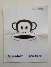 Bedienungsanleitung Manual Paul Frank Speaker Julius Lautsprecher Boxen englisch