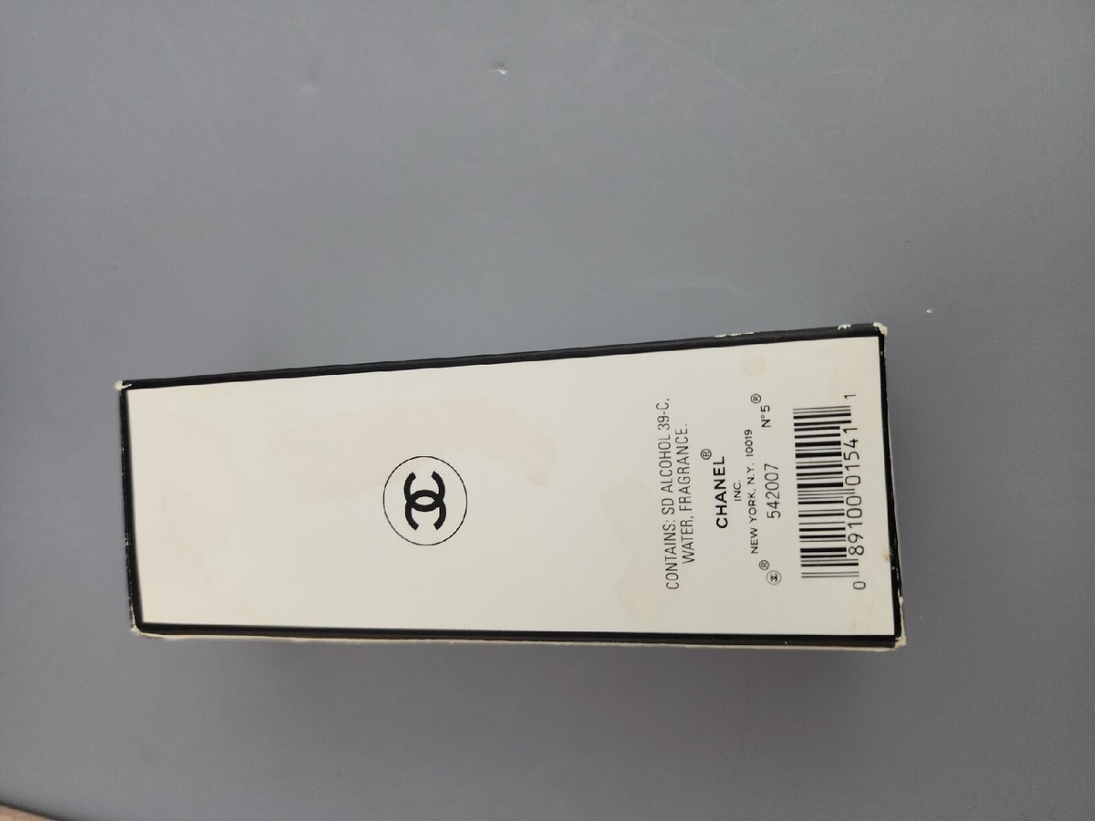 Vintage CHANEL NO. 5 Spray Cologne Bottle 1.7 Oz R0