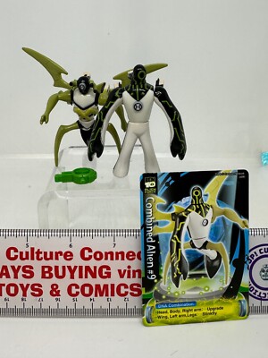 Bandai Ben 10 Alien Creation Complete 2 Figure Set With Card