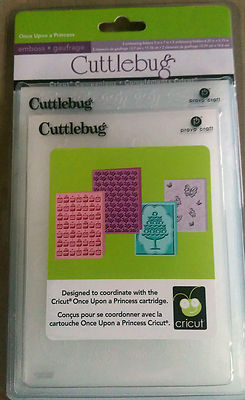 Cuttlebug Embossing Folder Once Upon a Princess 4er Set UVP 14,95£