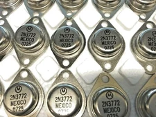 10 Pieces | Motorola 2N3772 NPN Planar Silicon Transistor Equiv: NTE181 / ECG181