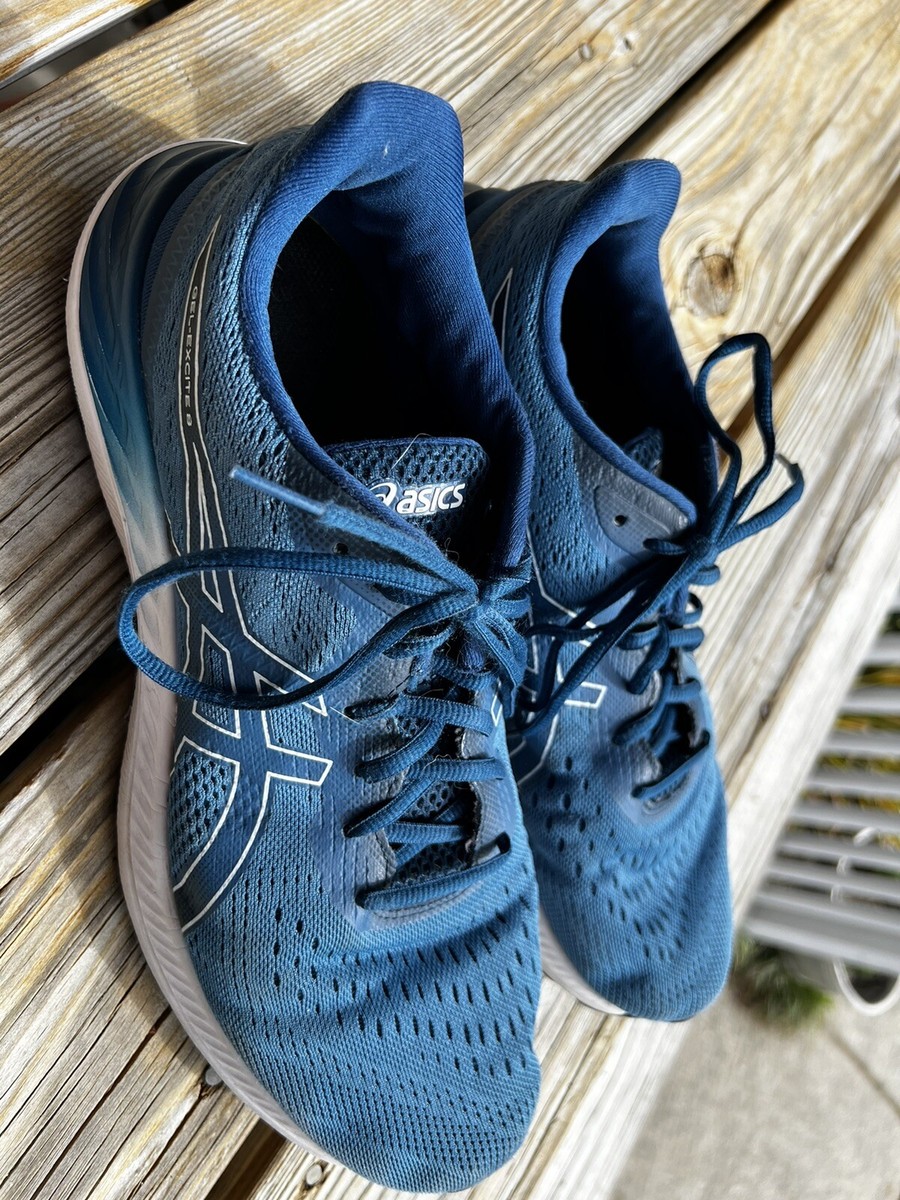 ASICS Gel-Excite 8 Running Shoes Mens 14 Navy Blue Neon Green 1011B036 Sneakers Asics Gel Excite 8 Reborn Blue for sale | eBay main image 4