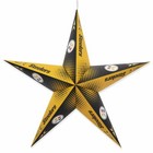 Pittsburgh Steelers Nfl Team Logo Star Paper Lantern Led 24" H