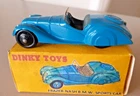 Vintage 1:43 Dinky 38A Frazer Nash BMW Sports Nice Restoration in Aged Repro Box
