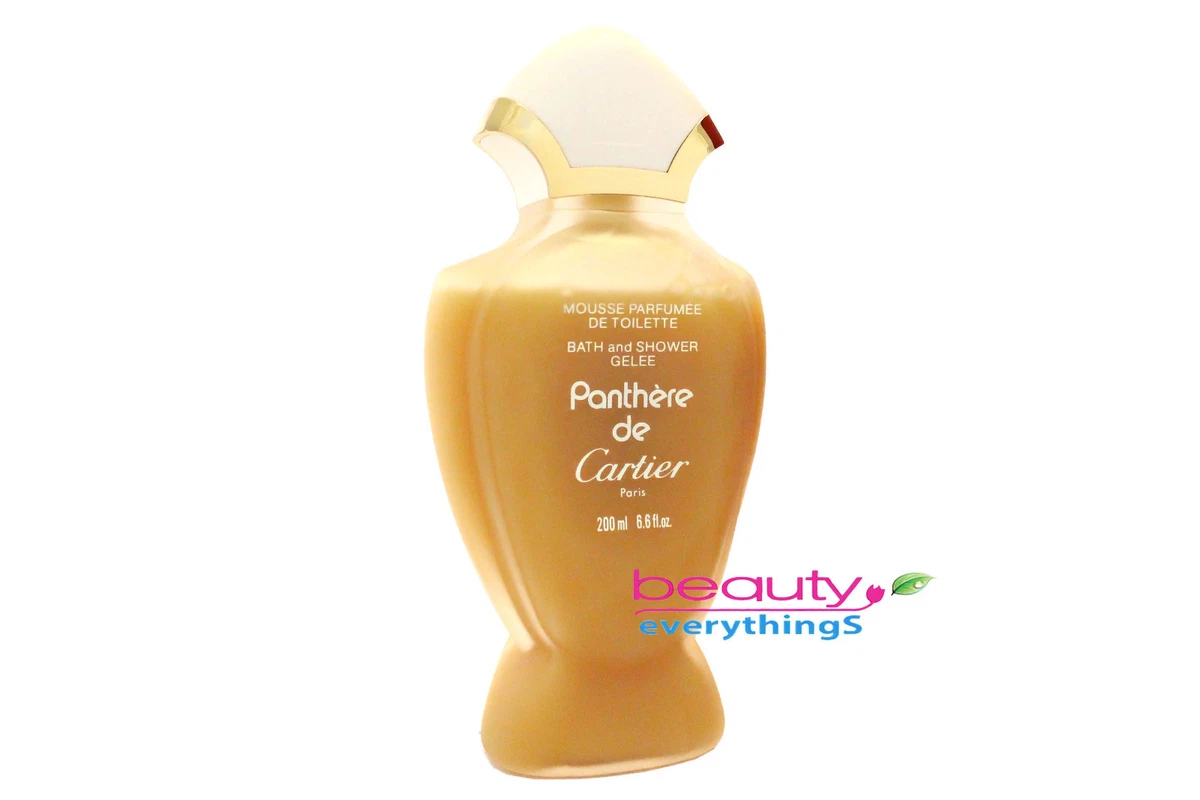 Panthere de Cartier Bath and Shower 6.6oz / 200ml NIB Sealed For Women Vintage