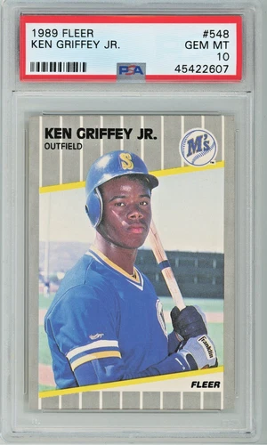 1989 Fleer #548 Ken Griffey JR. PSA 10 GEM MINT