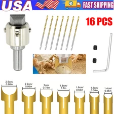 Buddha Beads Ball Router Bit Wooden Bead Maker Beads Drill Bit Cutter Tools Kit