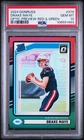 2024 Panini Donruss Rated Rookie Drake Maye 379 Optic Preview Red & Green PSA 10