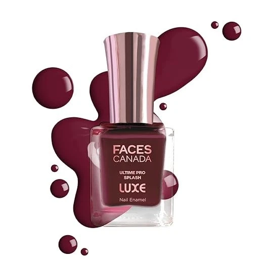 FACESCANADA Ultime Pro Splash Luxe Nail Polish - Rose Desert (L26), 12ml | Shine