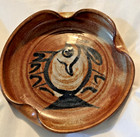 VTG Merritt Island Pottery Fish Ashtray Earthtones — photo 2