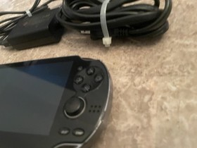 Sony PlayStation Vita PCH-1001 Black Working With Charger And 4GB Memory Card