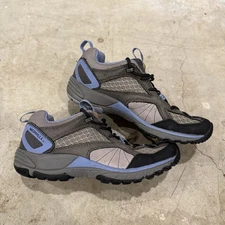 Merrell Ventilator Womens Size 7 Gray Blue Avian Hiking Shoes Vibram