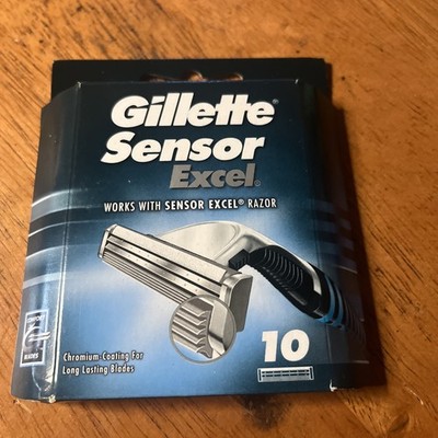 Gillette Sensor Excel Shaving Cartridges - Pack of 10
