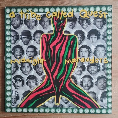 A Tribe Called Quest    Midnight Marauders LP US-1993 1st PRESS VG+/VG(+)