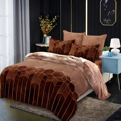 Bettwäsche Sets Microfaser Kariert Marmor Wendebettwäsche Vintage Doppelbett