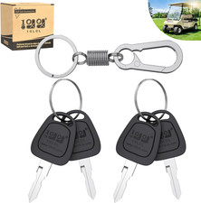 4 Pack Golf Cart Keys for Club Car DS 1982-Up, Club Car Precedent 2004-Up, Repla