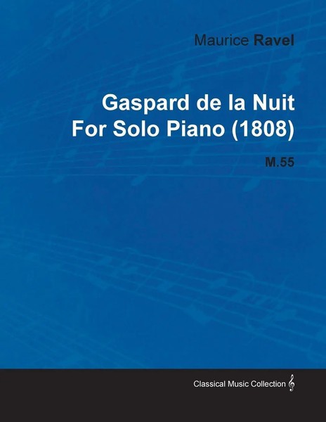 Gaspard De La Nuit By Maurice Ravel For Solo Piano (1808) M.55 Bach Taschenbuch-image