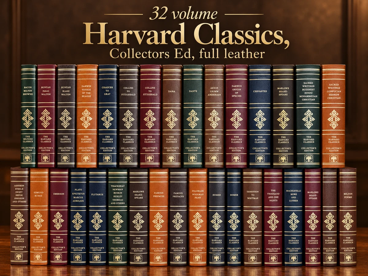 25+ Harvard Classics Set Antiquarian & Collectible Books for sale