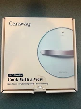 NEW Caraway 10.5" Tempered Glass Lid for Pots and Pans Sized 10.5"