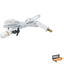 Replacement Cord Set Light with 120V Bulb for Village Buildings, 48-Inch Height