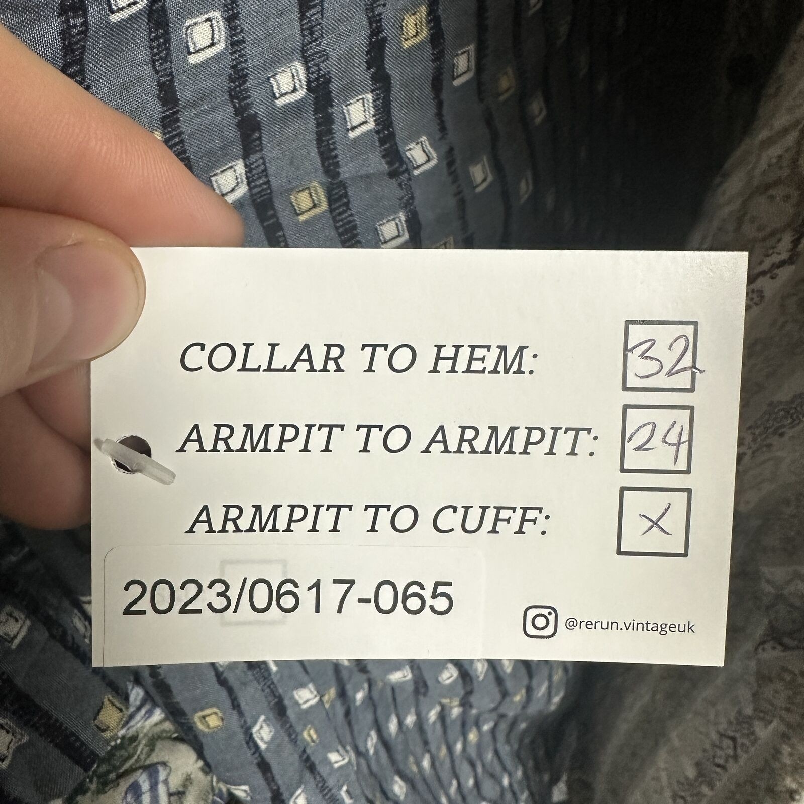 Basic Editions Crazy Patterned Shirt Short Sleeve… - image 2