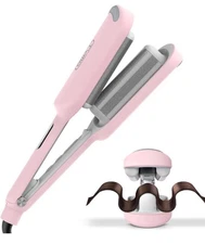 TYMO ROVY Hair Crimper Waver Hair Tool Deep Wave Curling Iron Box Damage! 