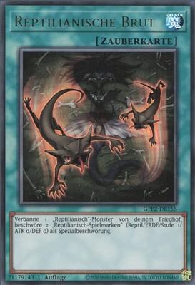 YuGiOh Reptilianische Brut GFP2-DE155 Ultra Rare NM 1st