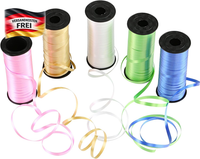 Geschenkband Ringelband 5 Rollen Bunt Zum Verpacken Basteln Langlebig