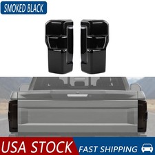 Smoked Black Rear Taillight Lamp Cover Trim For Ford F250f350f450f550 2023