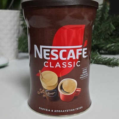 NESCAFÉ Classic Instant Coffee Tin 200g, 100 Servings, Pantry, 2g Serving Size