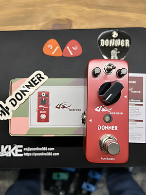   Donner Morpher Distortion Pedal Classic Crunch 80s Metal Guitar Effects Pedal
