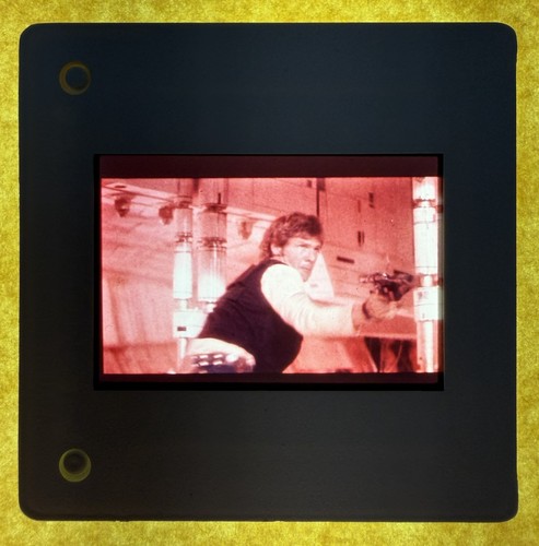 Vintage Star Wars Episode IV Film Clip/Dia Hans Solo Escape from Cantina - Bild 2 von 3