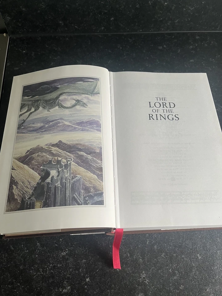 The Lord of the Rings J R R Tolkien Hardback Large 1991 Illustrated Alan Lee - Image 3 of 4
