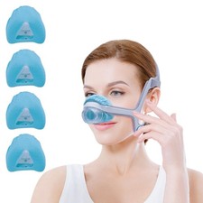 4 Pack Nasal CPAP Mask Liners Compatible with Small Size N20 Small, Ice Blue