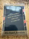 1990-91 Slam Dunk Michael Jordan #NNO Intro card "Best of the best" NMMT Bulls