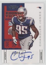 2012 Panini Contenders Rookie Ticket Chandler Jones #115 Auto 0pr4