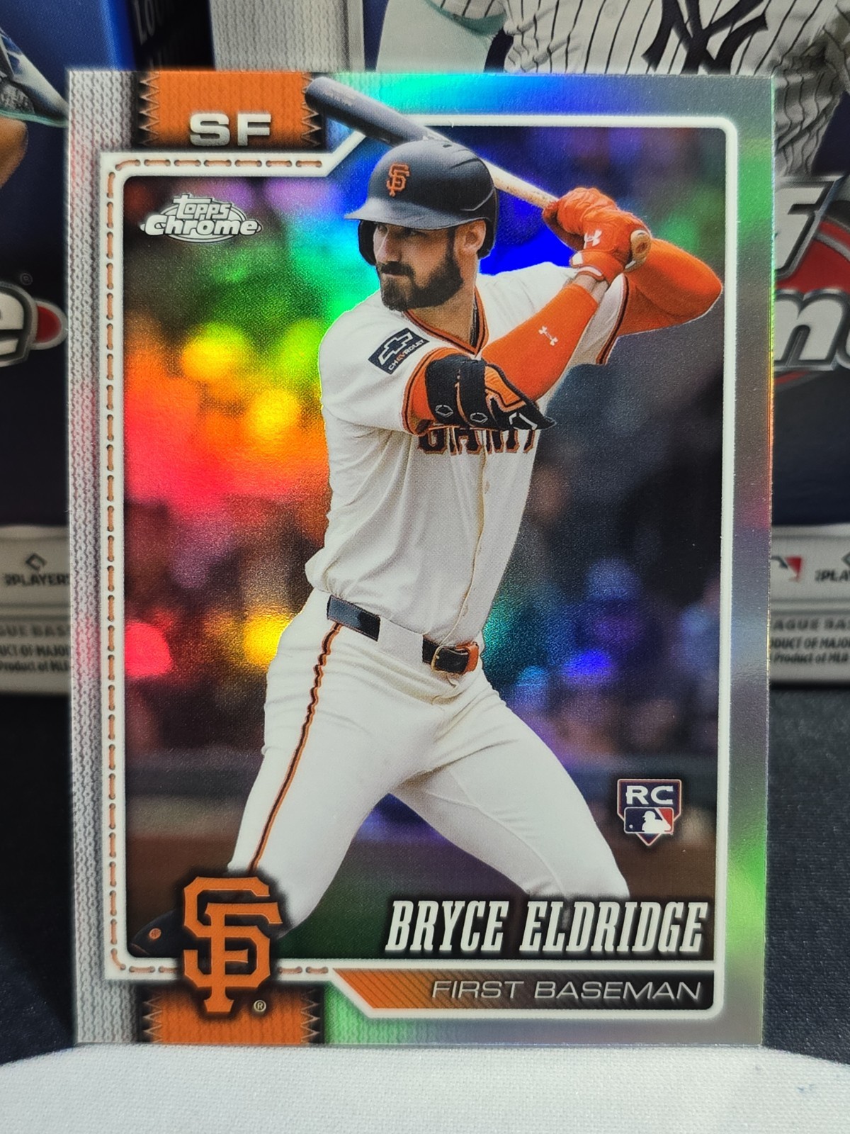 2026 Topps Chrome  Bryce Eldridge Giants #254 Rookie Refractor RC