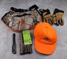 Huntworth Hand Warmer Heated Muff w Hat Gloves Rattling System Deer Hunting Lot